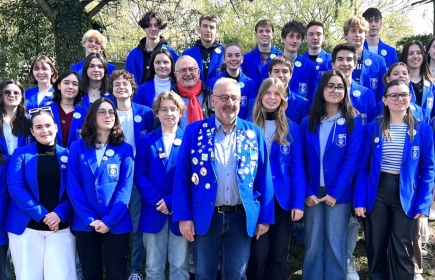 Les 29 jeunes qui partent à l'étranger en échange scolaire long du Rotary parrainés par les Rotary clubs du District 1650.