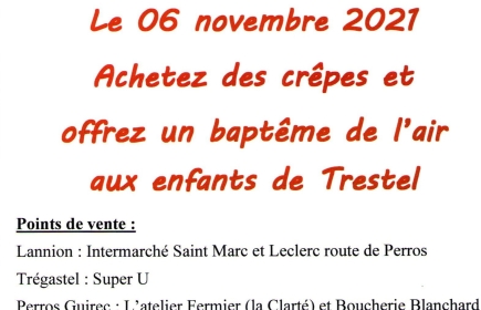 Une vente de crêpes pour offrir un baptême de l'air a des enfants malades